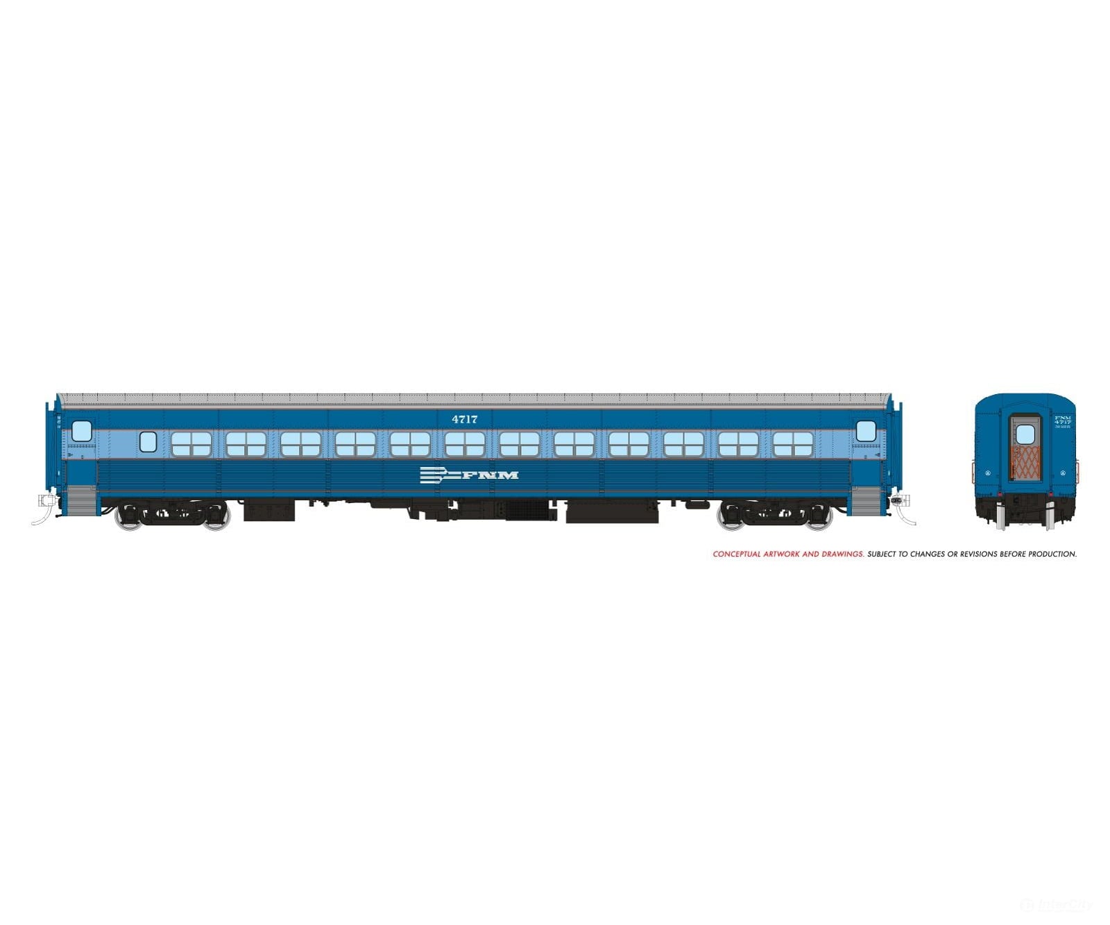 Rapido 1062035 HO Hawker Siddeley RT-85 Mexico Coach: Ferronales (FNM): #4652 - Passenger Cars