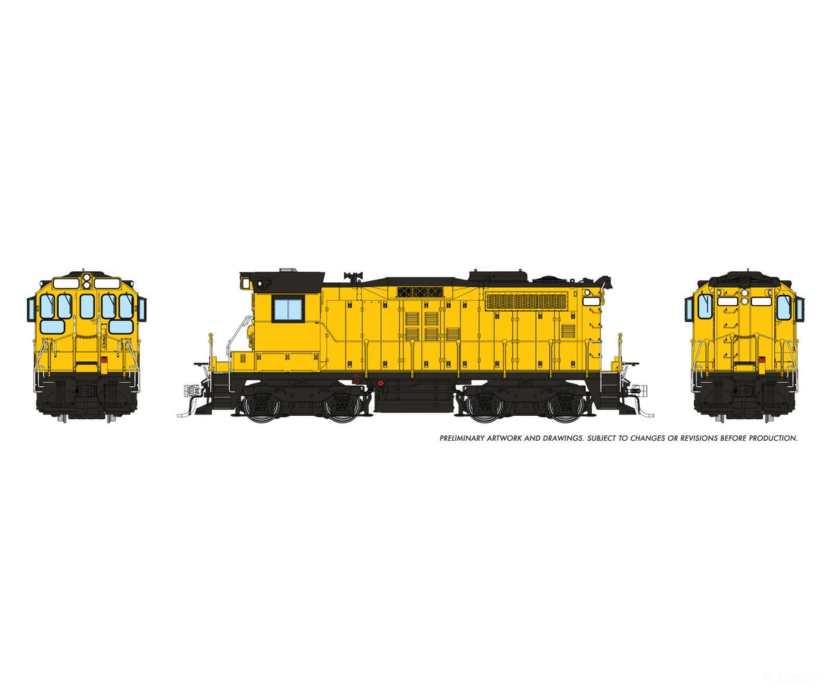 Rapido 1108522 HO CN SWEEP (DC/DCC/Sound): Industrial Yellow - Locomotives