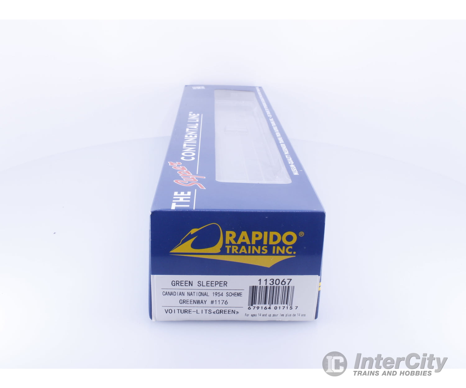 Rapido 113067 HO Green Sleeper Passenger Car Canadian National (CN) Greenway Passenger Cars