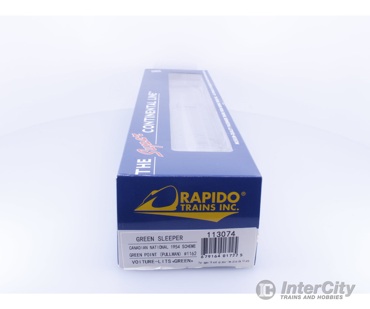 Rapido 113074 HO Green Sleeper Passenger Car Canadian National (CN) Green Point Passenger Cars