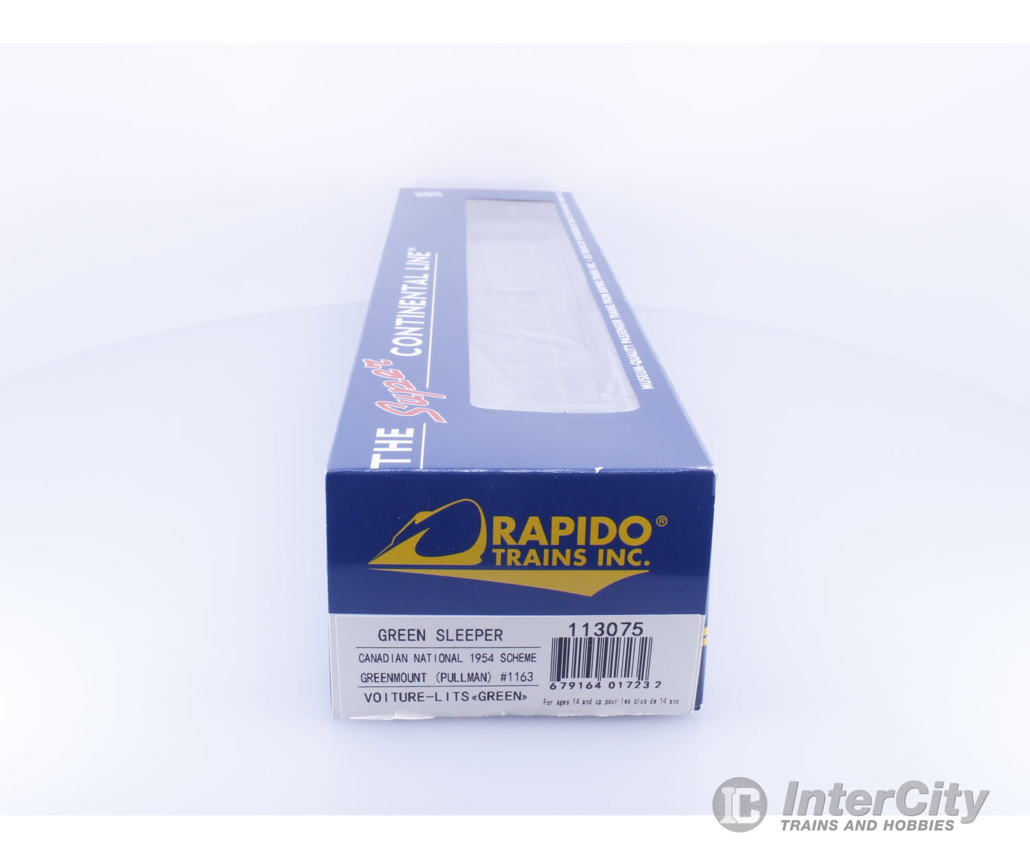 Rapido 113075 HO Green Sleeper Passenger Car Canadian National (CN) Green Mount Passenger Cars