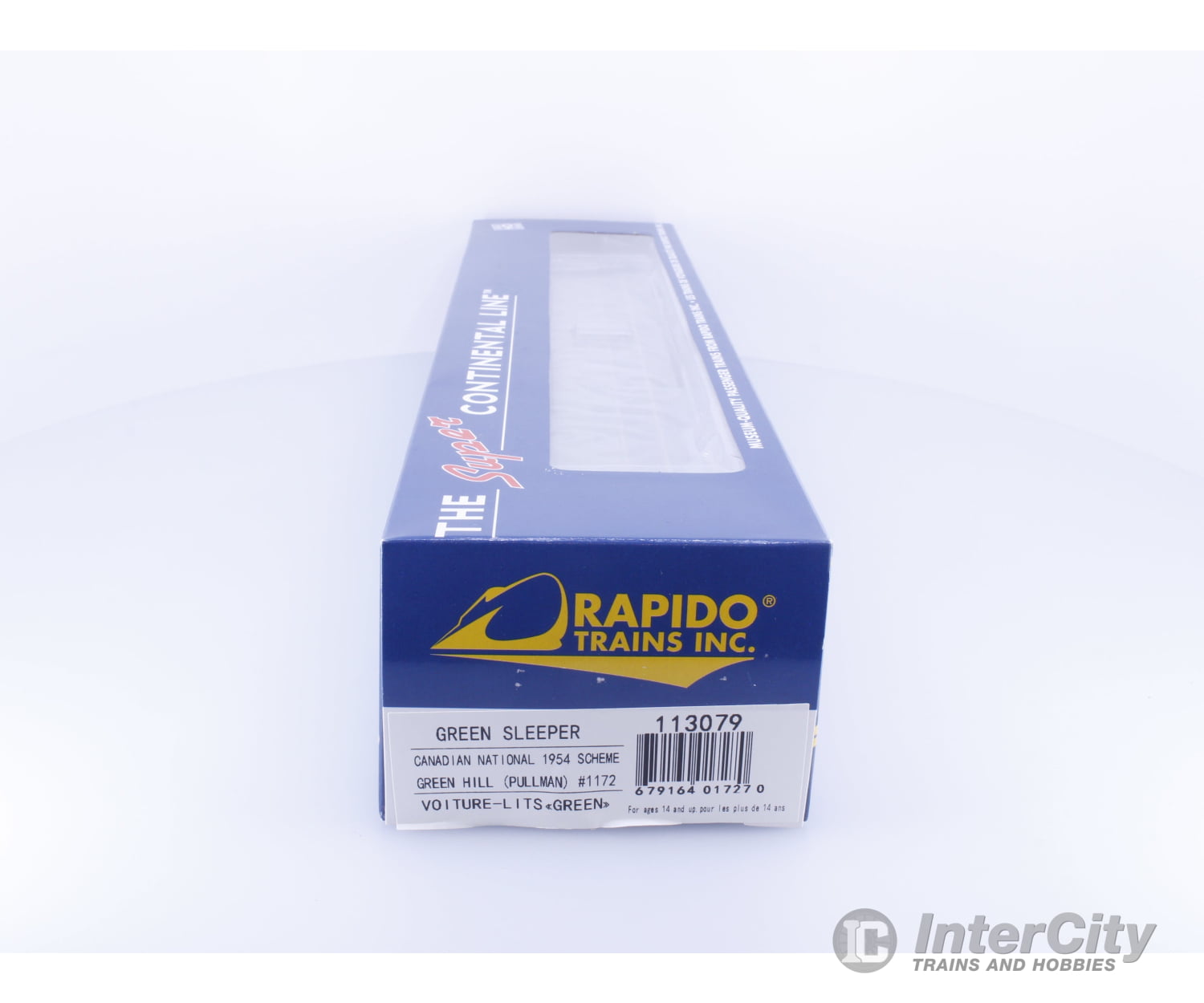 Rapido 113079 HO Green Sleeper Passenger Car Canadian National (CN) Green Hill Passenger Cars