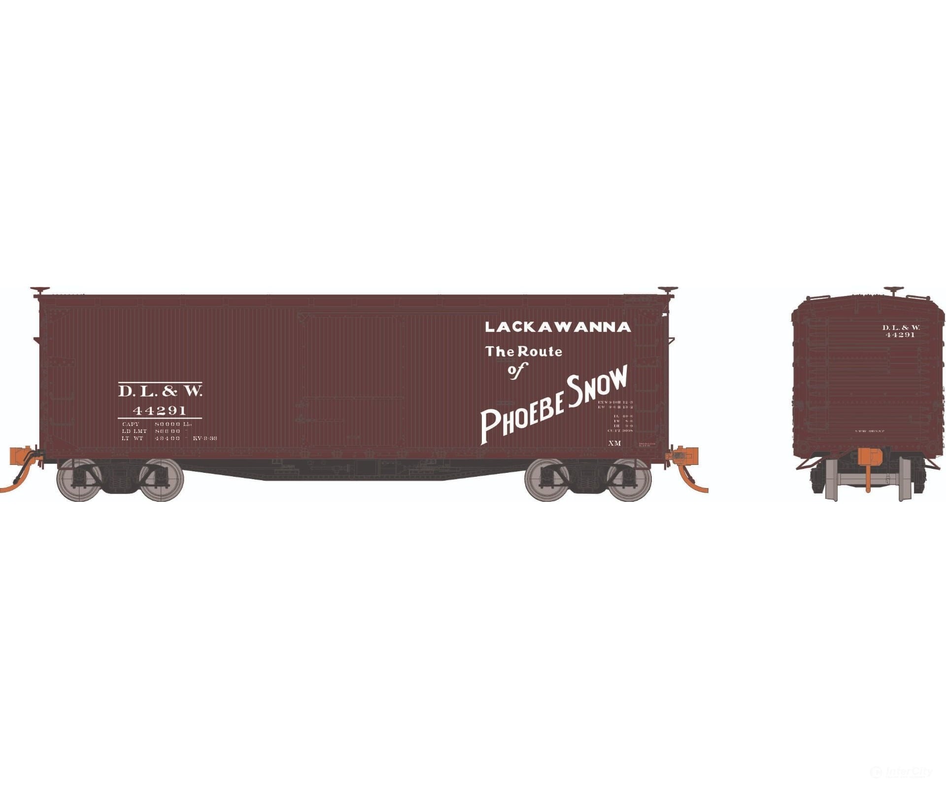 Rapido 130119A Ho Usra Double-Sheathed Boxcar: Lackawanna: Single Car #2 Freight Cars