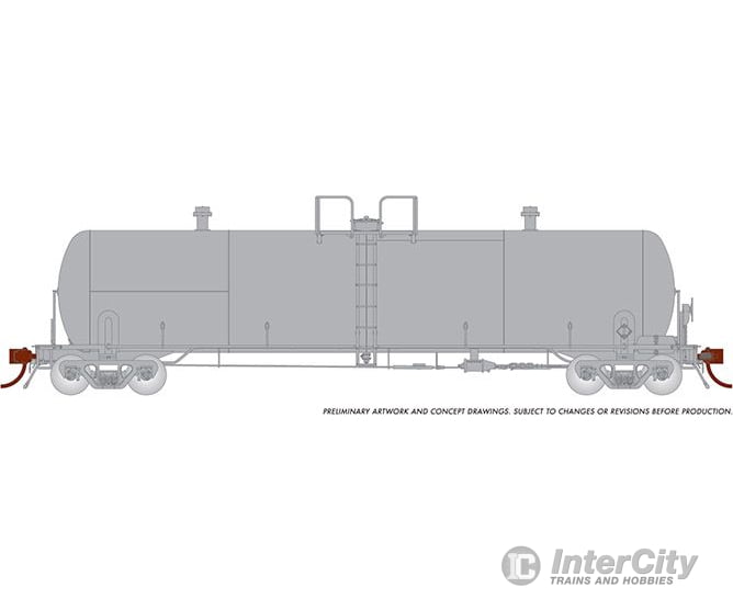 Rapido 135098 Ho Procor 20K Gal Tank Car: Painted Unlettered - Early 70 Ton Style