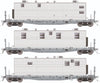 Rapido 138106 HO F30A 50’ Flat Car w/Camp Van: CR - MOW: 3-Pack #2 Freight Cars
