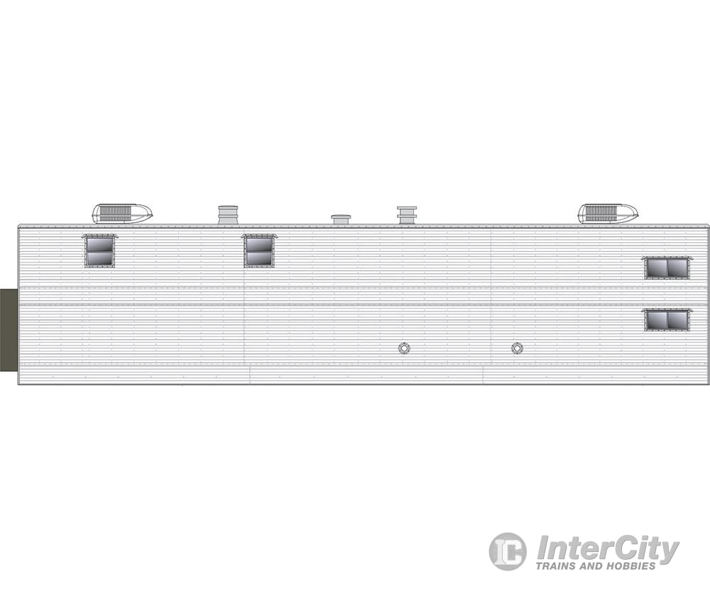 Rapido 138201 HO Office Trailer: Painted unlettered Freight Cars