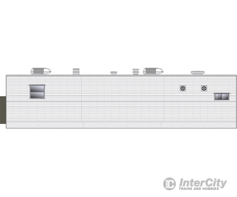 Rapido 138202 HO Kitchen Trailer: Painted unlettered Freight Cars