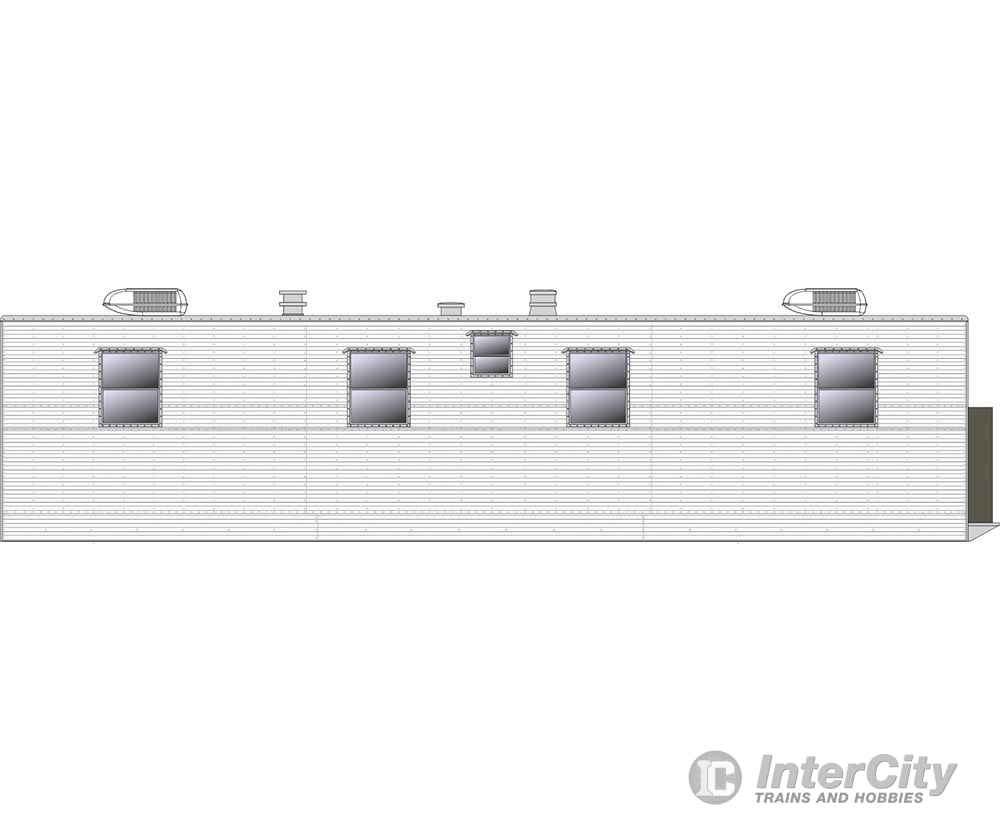 Rapido 138203 HO Dining Trailer: Painted unlettered Freight Cars