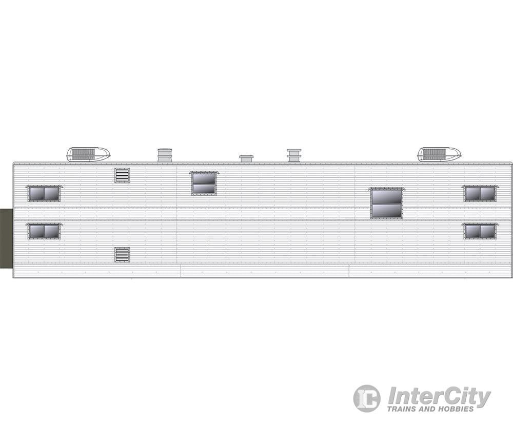 Rapido 138204 HO Sleeper Trailer: Painted unlettered Freight Cars