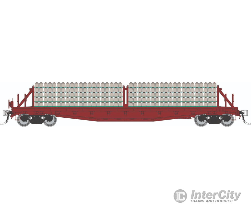 Rapido 138399 HO F30D 50’ Tie Car: Painted Unletttered: Single Car Freight Cars