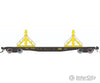 Rapido 138404 HO F30D 50’ Rail Flat Car: CSX - MOW: 6-Pack Freight Cars