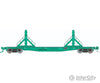 Rapido 138408A HO F30D 50’ Rail Flat Car: SP - MOW: Single Car Freight Cars