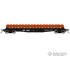 Rapido 138503A HO F30D 50’ Wheel Flat Car: CP - MOW: Single Car Freight Cars