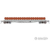 Rapido 138507 HO F30D 50’ Wheel Flat Car: SP - MOW: 3-Pack Freight Cars