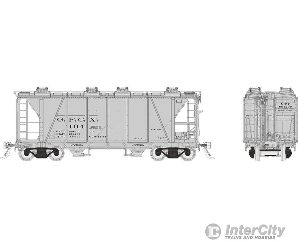 Rapido 149005A Ho Enterprise Covered Hopper: Gfcx: Single Car #1