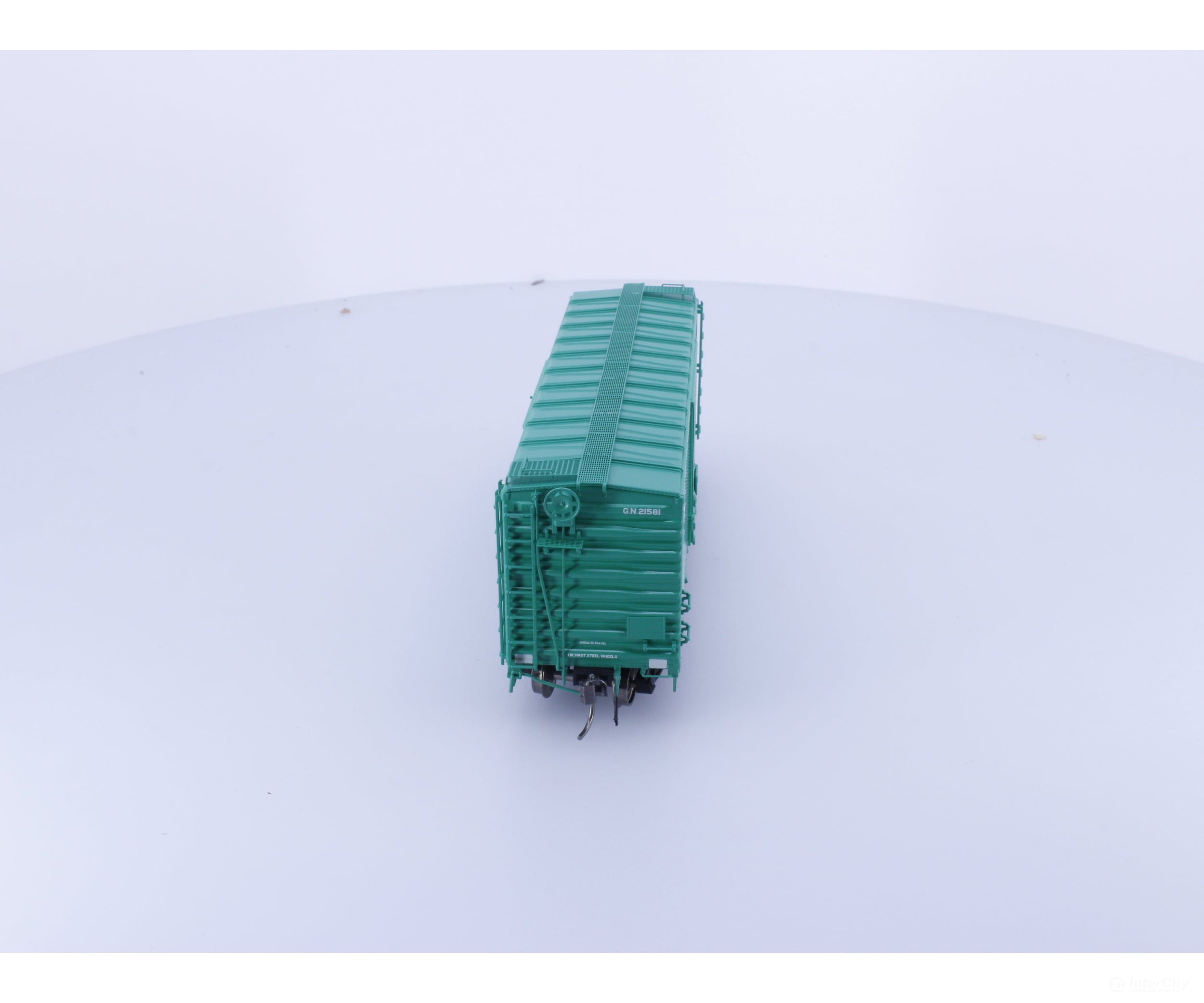 Rapido 155003A HO 40’ Box Car With Early IDNE Glacier Green Great Northern (GN) 21581 Freight Cars