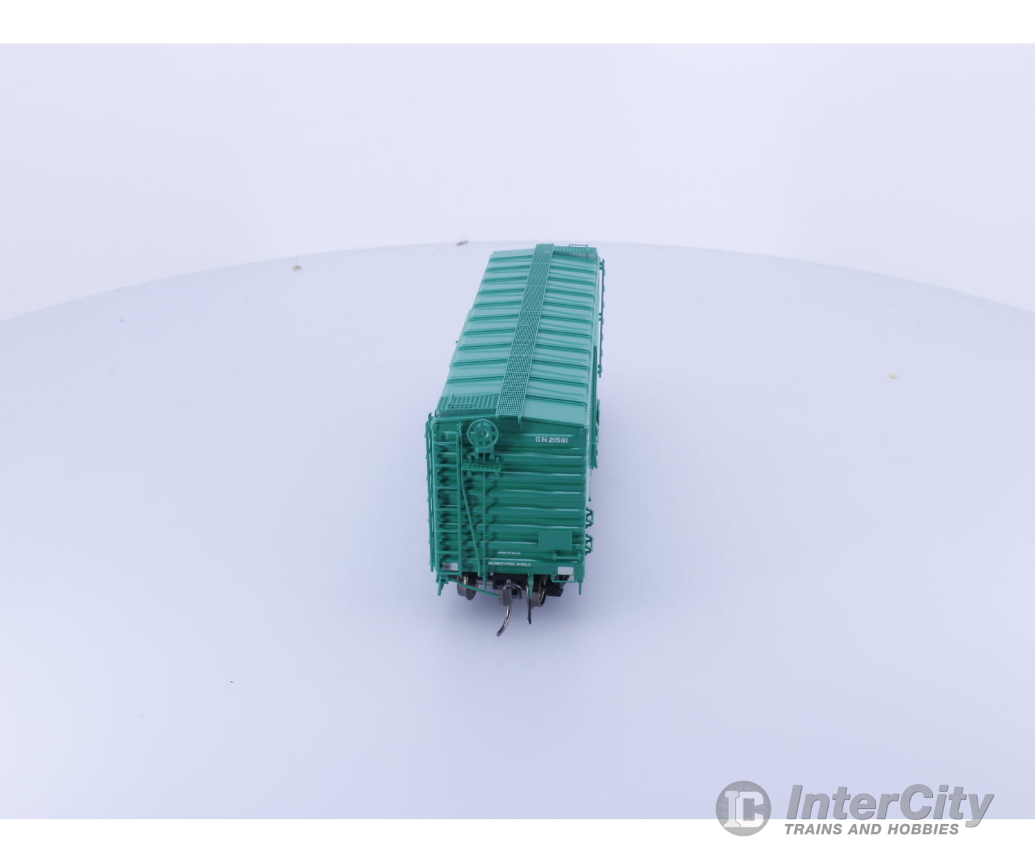 Rapido 155003A HO 40’ Box Car With Early IDNE Glacier Green Great Northern (GN) 21581 Freight Cars