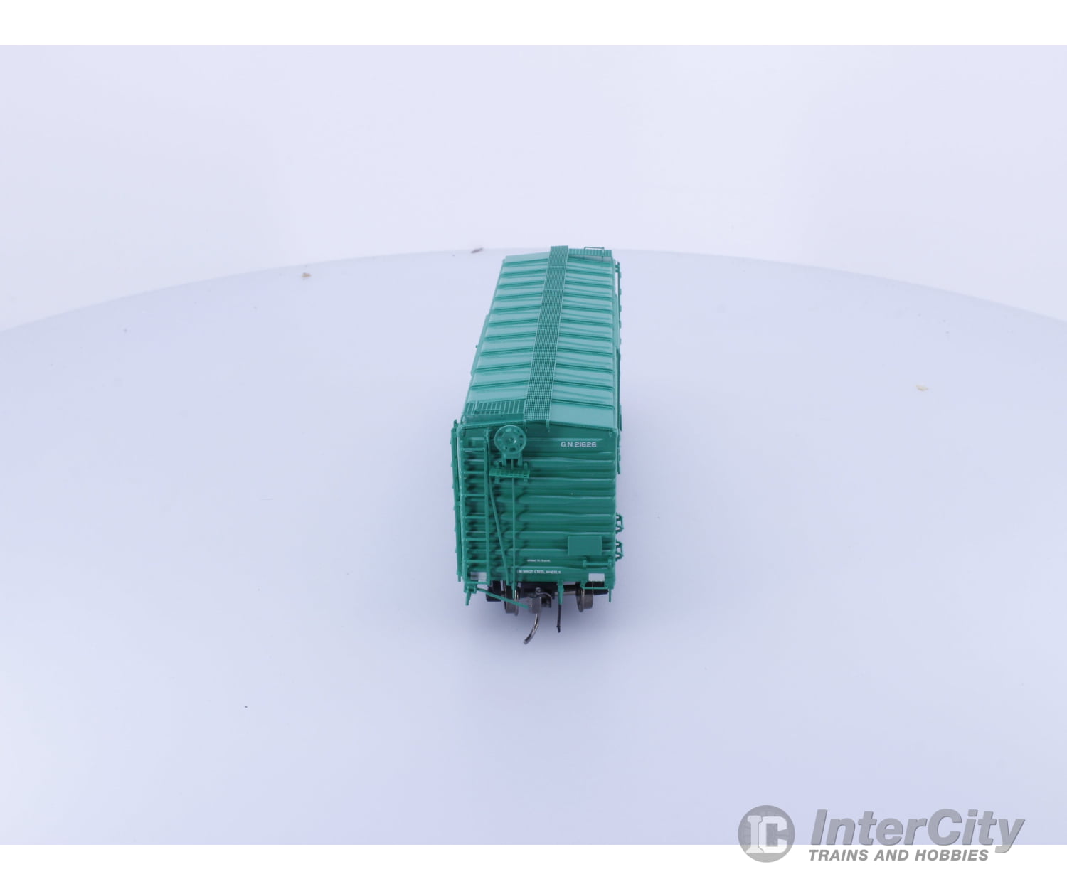 Rapido 155003A HO 40’ Box Car With Early IDNE Glacier Green Great Northern (GN) 21626 Freight Cars