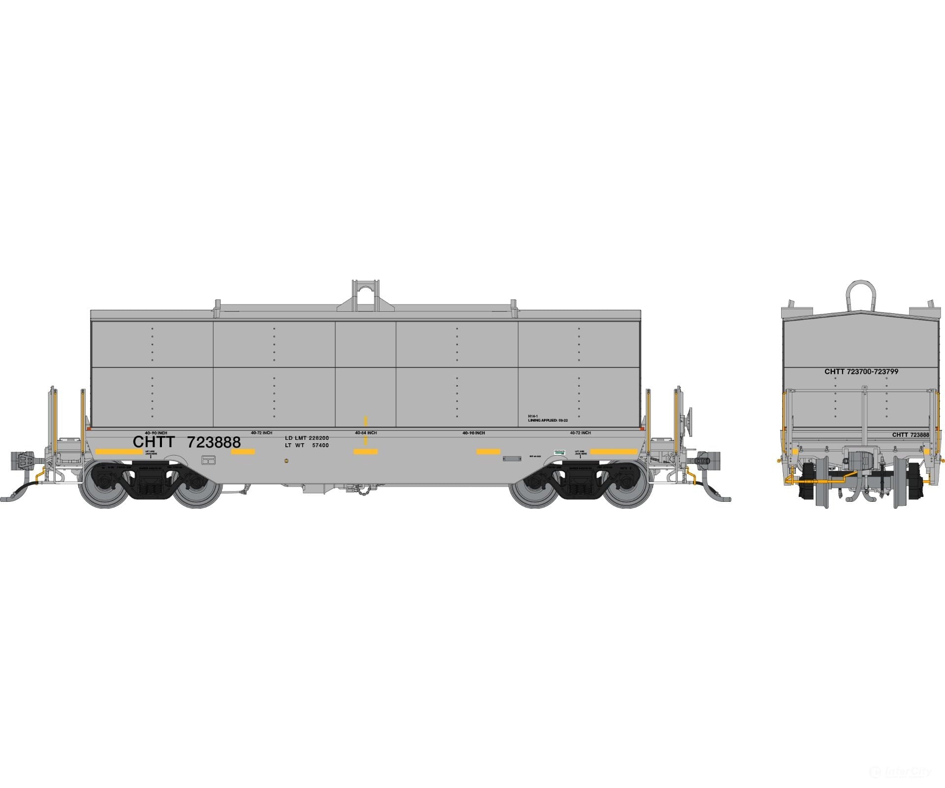 Rapido 168002A Ho Greenbrier Coil Car: Chicago Heights Terminal Transfer: Single Car Freight Cars