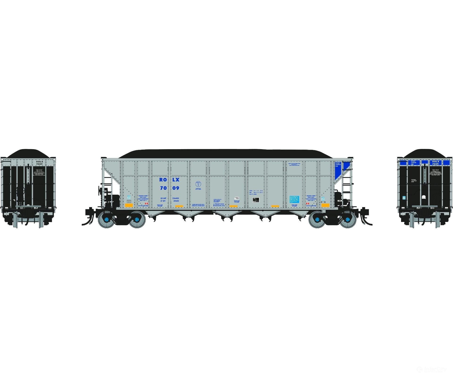 Rapido 169064 HO AutoFlood III Coal Hopper: Railroad Of Lies (ROLX): #7009 Single Car Freight Cars