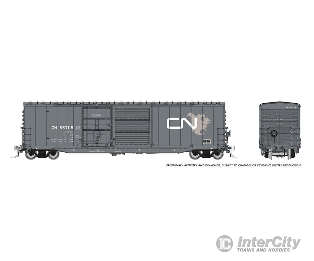 Rapido 173005 Ho Nsc 5304 Boxcar: Cn - North America: #557115 Freight Cars