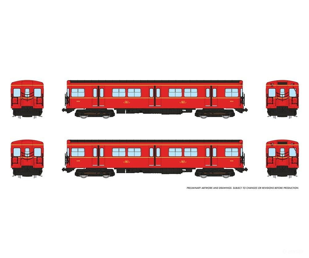 Rapido 206002 Ho Ttc G-Class Subway (Dc/Silent): A-B Train #1: #5034+5035 Locomotives