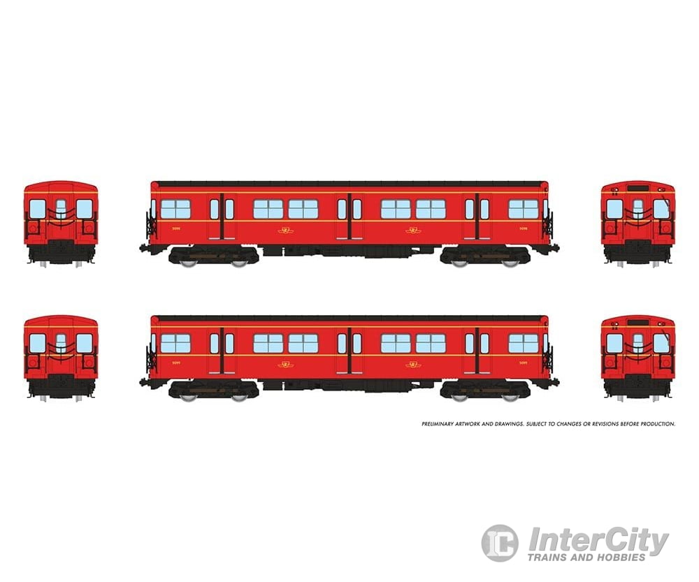 Rapido 206003 Ho Ttc G-Class Subway (Dc/Silent): A-B Train #2: #5098+5099 Locomotives