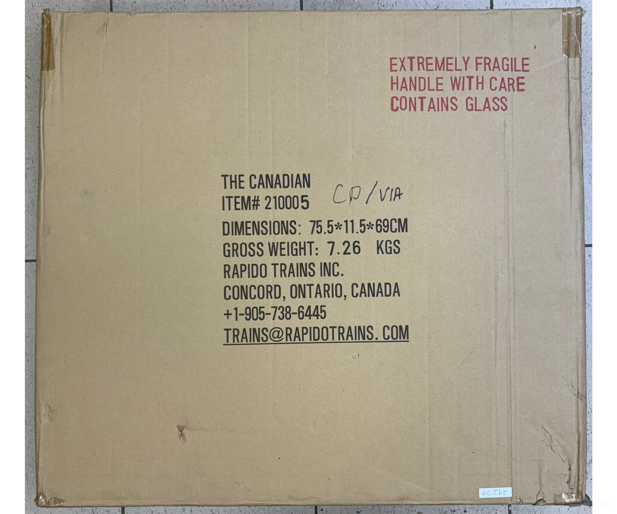 Rapido 210005 HO The Canadian 13 Piece Set CP/VIA MIX A-B-A Locos and 10 Passenger Cars (Fully Lighted) RARE Canadian