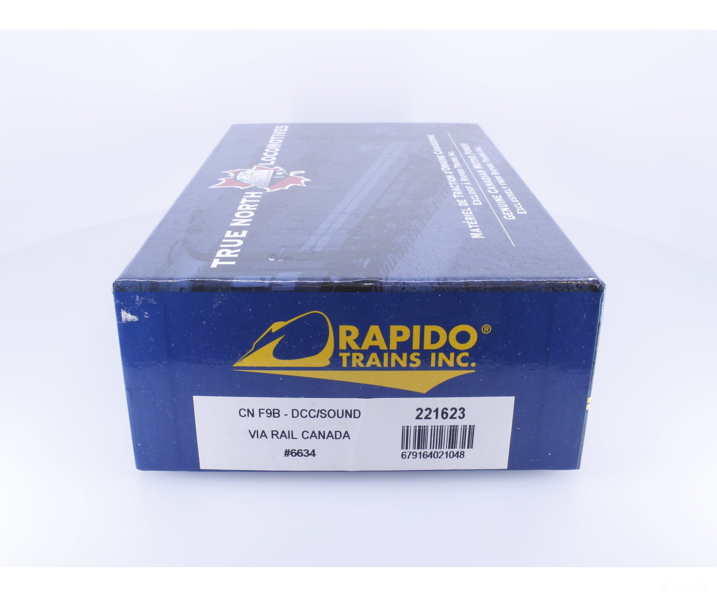 Rapido 221623 HO CN F9B Diesel B Unit Locomotive Via Rail (VIA) 6634 DCC & Sound Locomotives
