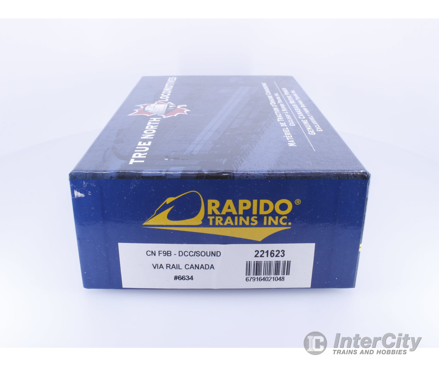 Rapido 221623 HO CN F9B Diesel B Unit Locomotive Via Rail (VIA) 6634 DCC & Sound Locomotives