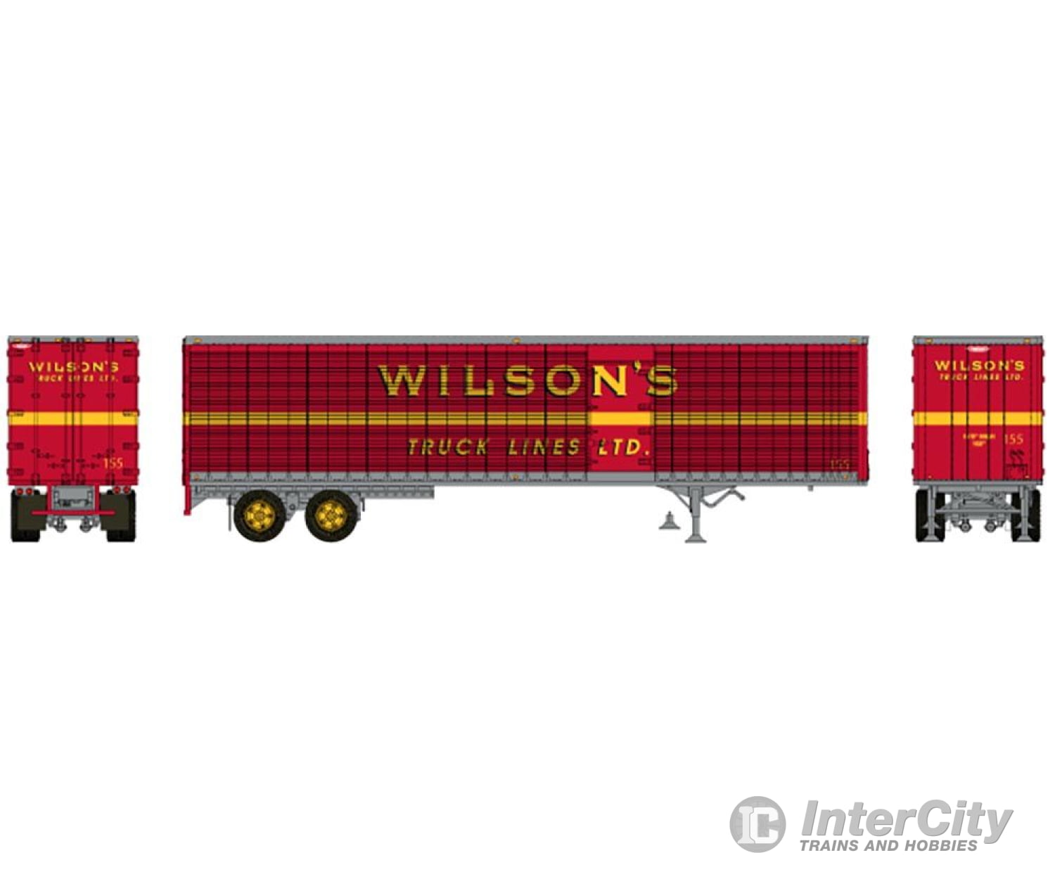 Rapido 403120 Ho 45’ Trailmobile Dry Van Trailer W/Side Door: Wilson’s Truck Lines: #231