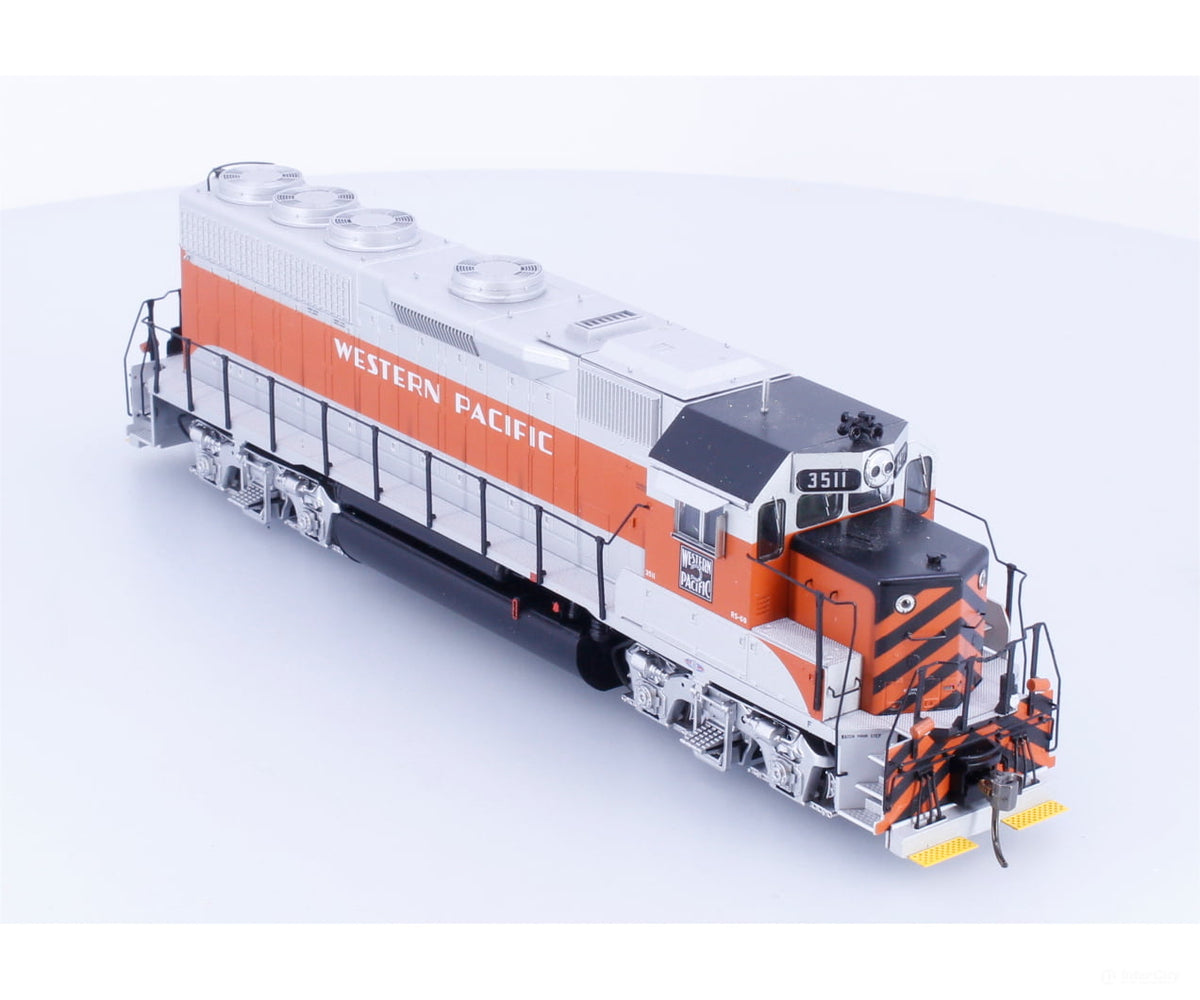 Rapido 40537 HO EMD GP40 Diesel Locomotive Zephyr Scheme ESU LokSound Western Pacific (WP) 3511 DCC & Sound