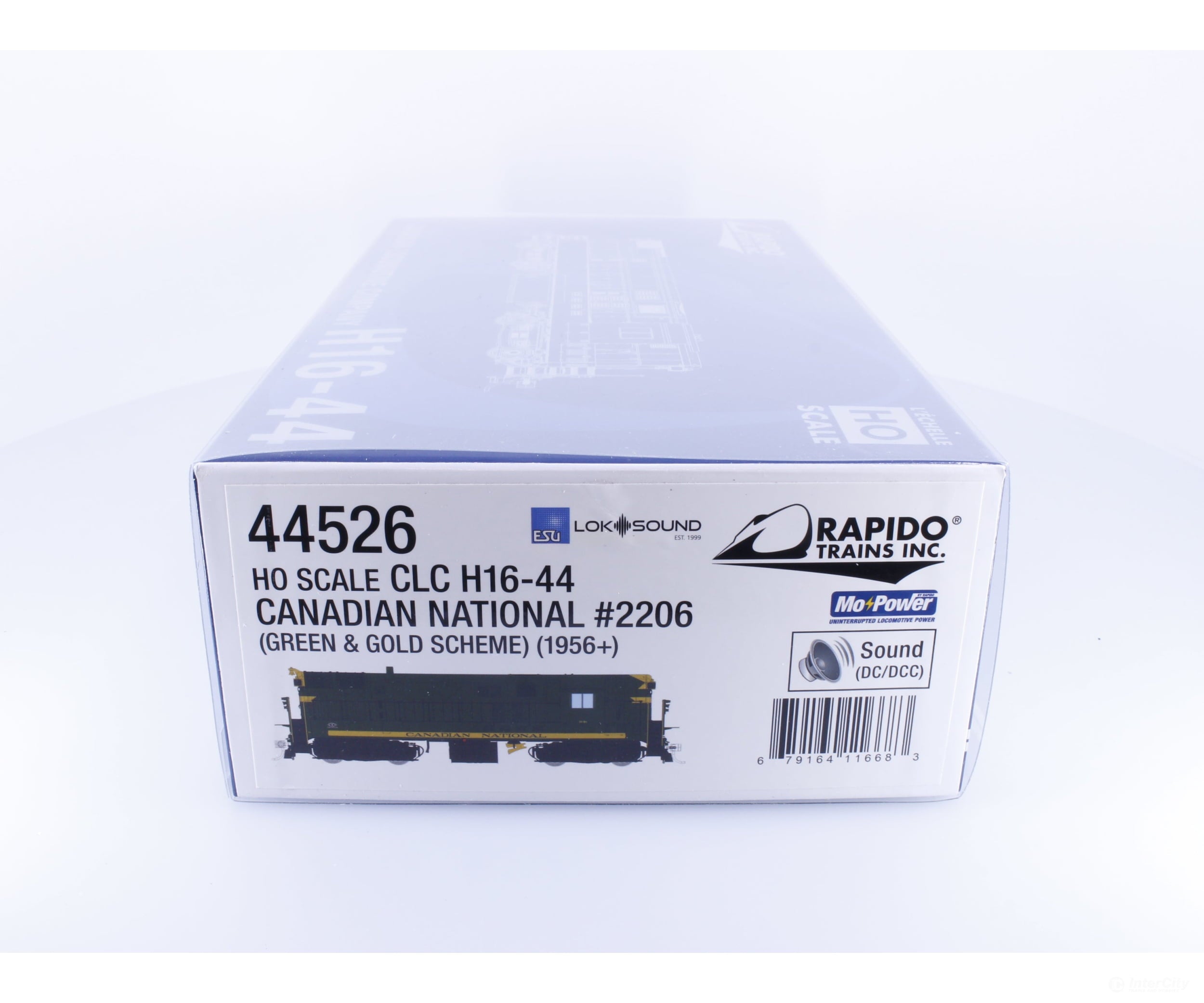 Rapido 44526 HO CLC H16-44 Diesel Canadian National (CN) 2206 DCC & Sound - Locomotives