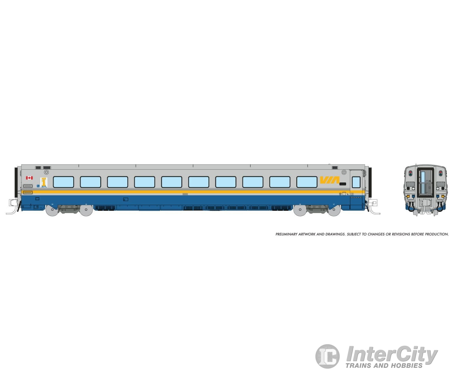 Rapido 508011 N LRC Business Class Coach: VIA Rail - Original Passenger Cars