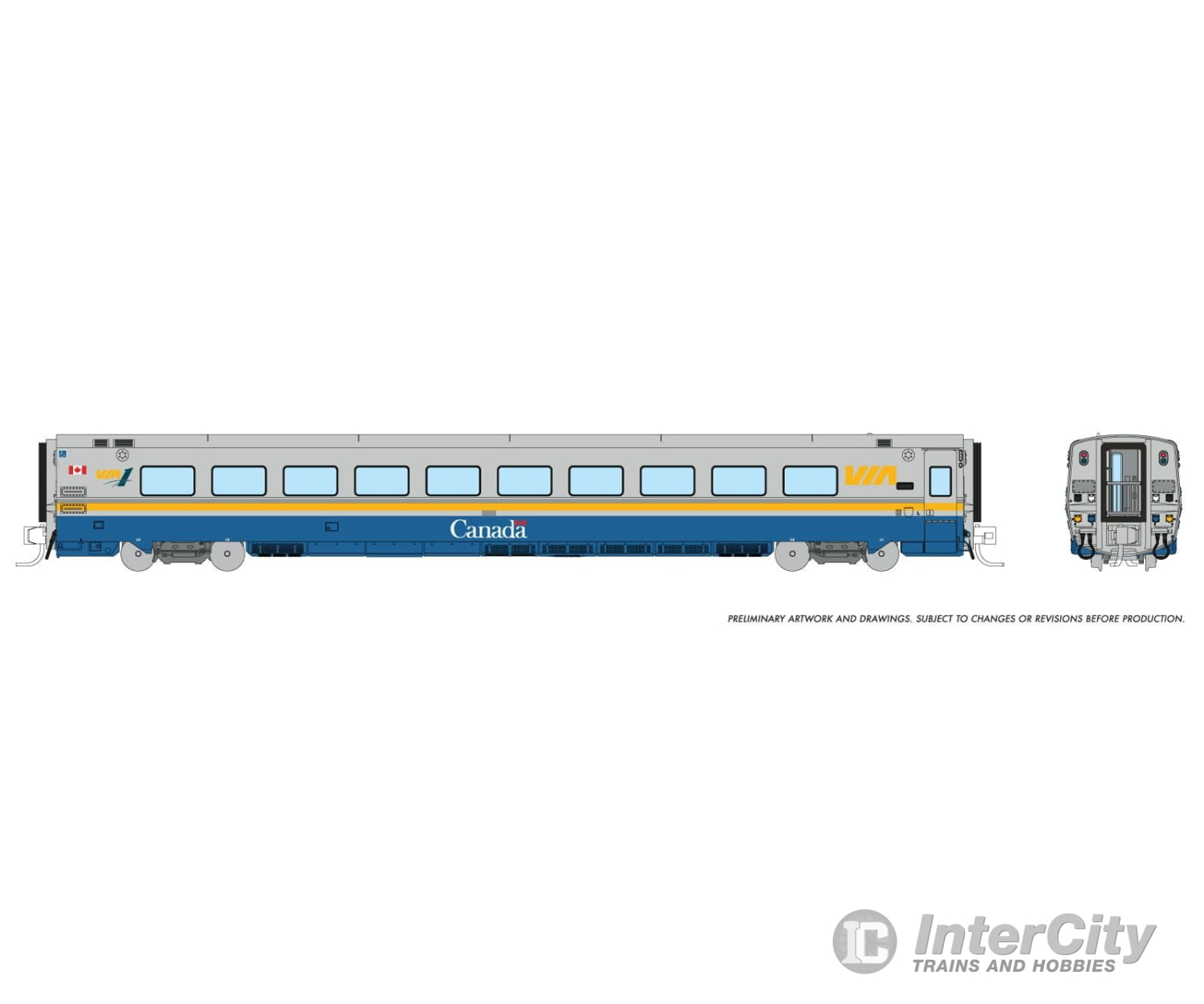 Rapido 508013 N LRC Business Class Coach: VIA Rail - Canada Scheme Passenger Cars