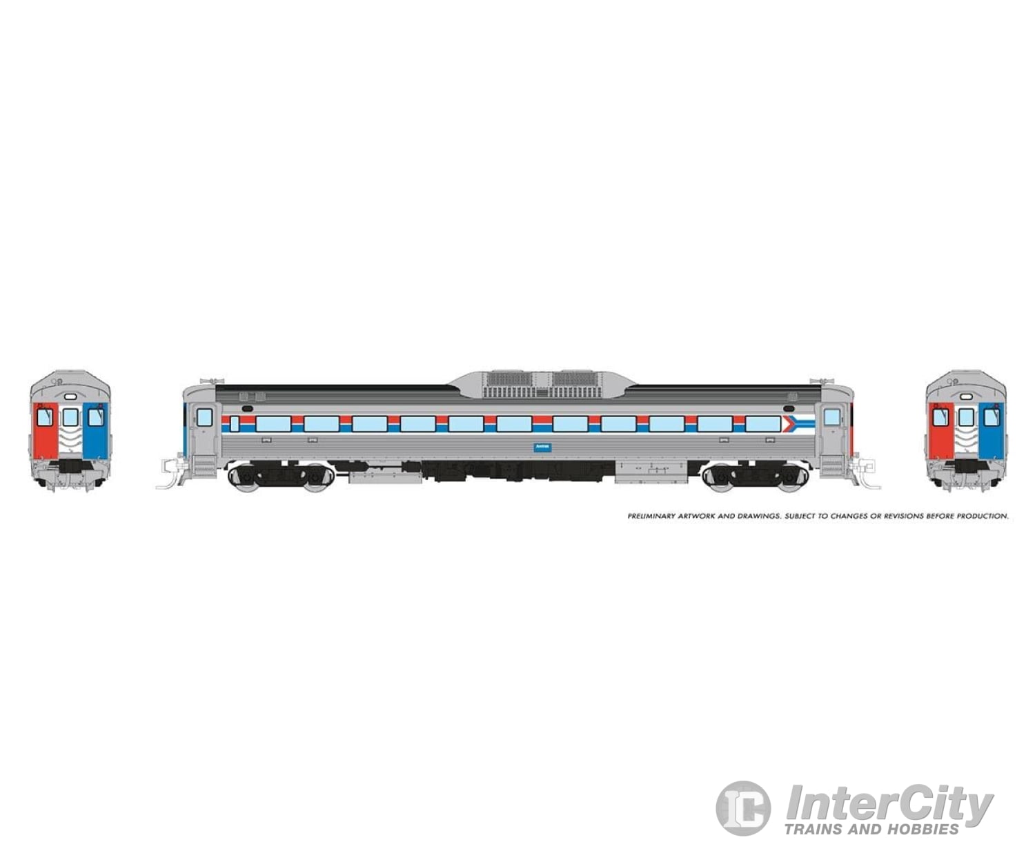 Rapido 516001 N Budd Rdc-1 (Phase 1) (Dc/Silent): Amtrak - Ph Ii Locomotives