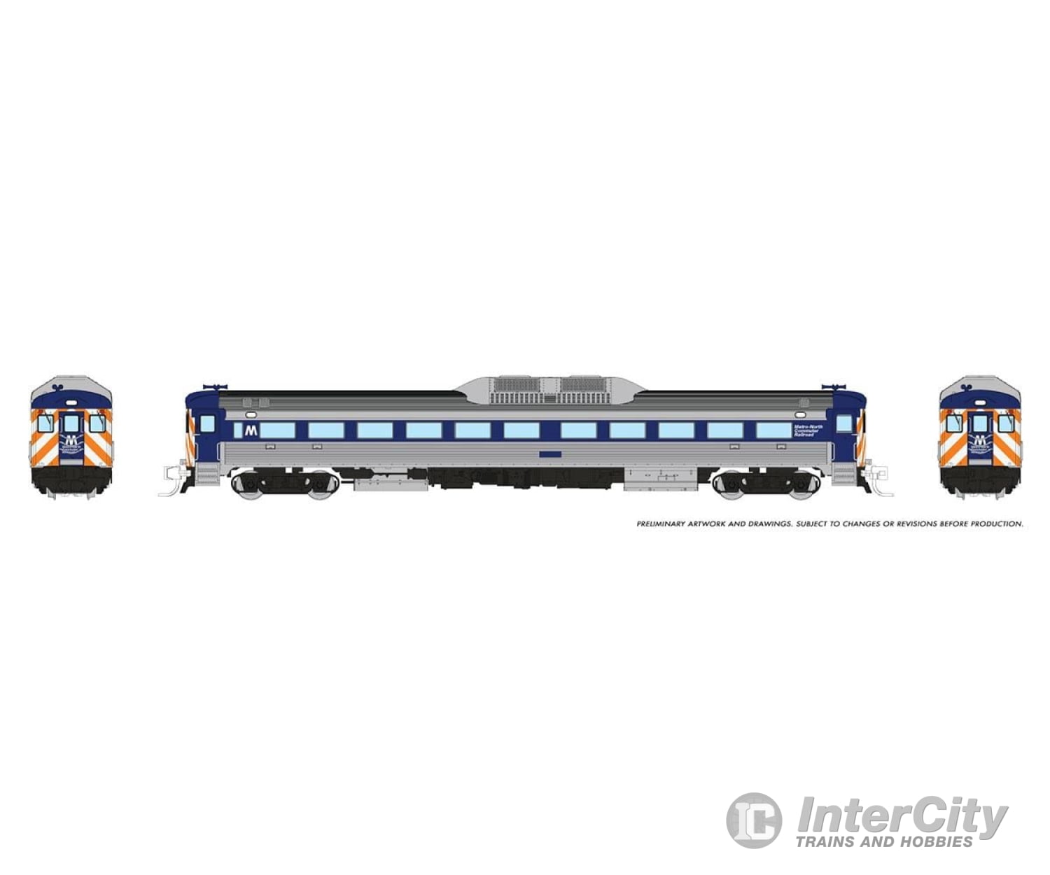 Rapido 516008 N Budd Rdc-1 (Phase 1) (Dc/Silent): Mta Metro North Locomotives