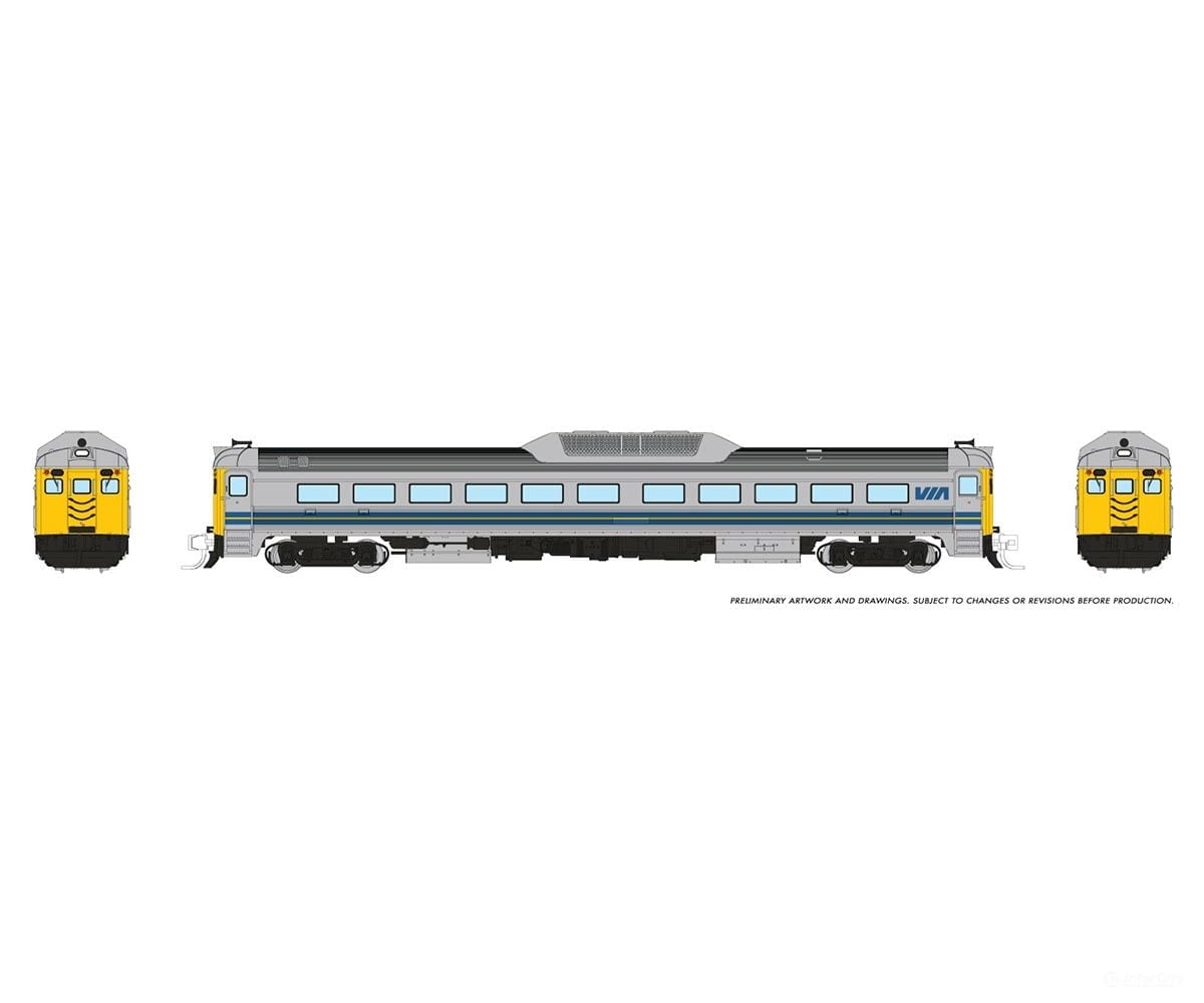 Rapido 516013 N Budd Rdc-1 (Phase 2) (Dc/Silent): Via Rail - Early Locomotives