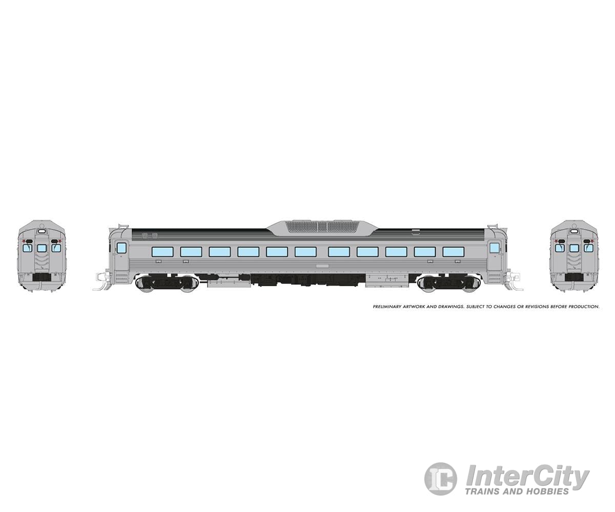 Rapido 516095 N Budd Rdc-1 (Phase 2) (Dc/Silent): Painted Unlettered Locomotives