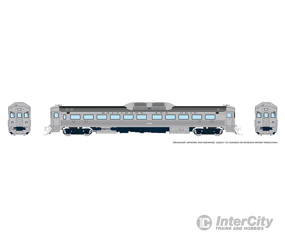 Rapido 516503 N Budd Rdc-1 (Phase 1) (Dc/Dcc/Sound): Baltimore & Ohio Locomotives