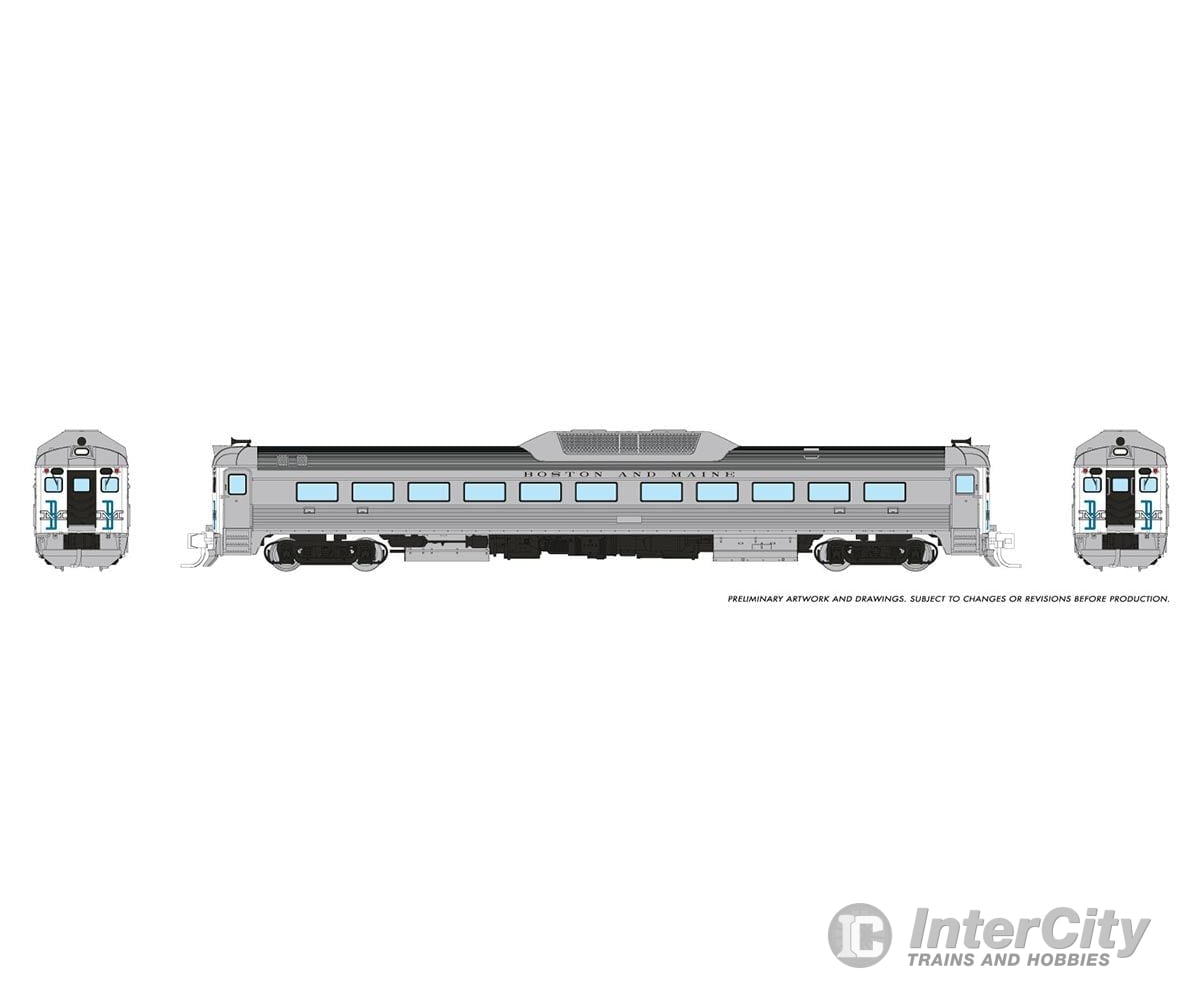 Rapido 516504 N Budd Rdc-1 (Phase 2) (Dc/Dcc/Sound): Boston & Maine - Mcginnis Locomotives