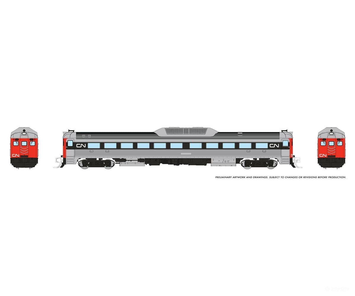 Rapido 516506 N Budd Rdc-1 (Phase 2) (Dc/Dcc/Sound): Cn - Noodle Locomotives