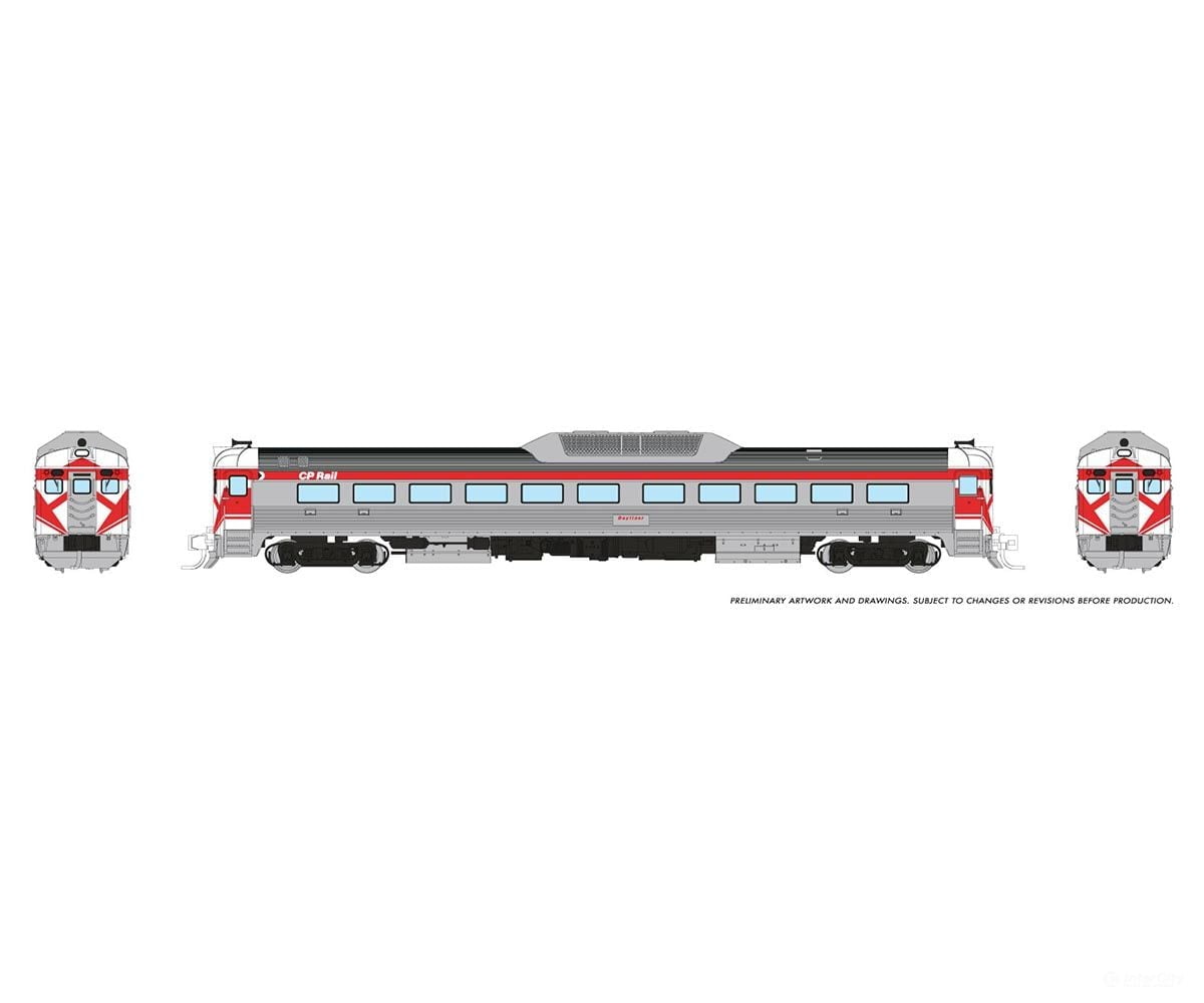 Rapido 516507 N Budd Rdc-1 (Phase 2) (Dc/Dcc/Sound): Cp Rail - Action Red Locomotives