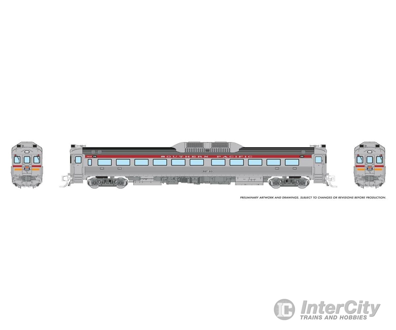 Rapido 516512 N Budd Rdc-1 (Phase 1) (Dc/Dcc/Sound): Southern Pacific - Delivery: #10 Locomotives