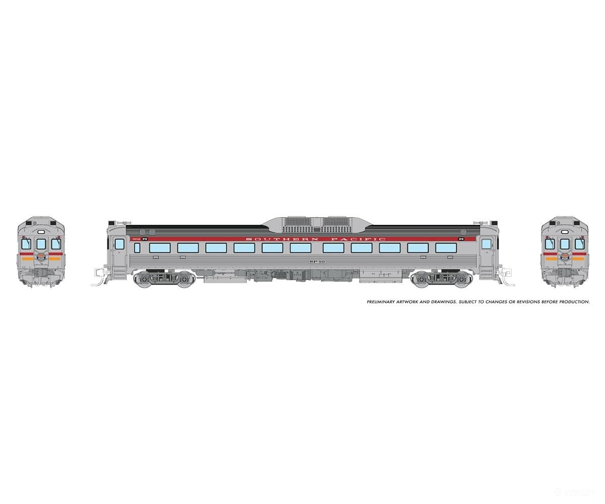 Rapido 516512 N Budd Rdc-1 (Phase 1) (Dc/Dcc/Sound): Southern Pacific - Delivery: #10 Locomotives