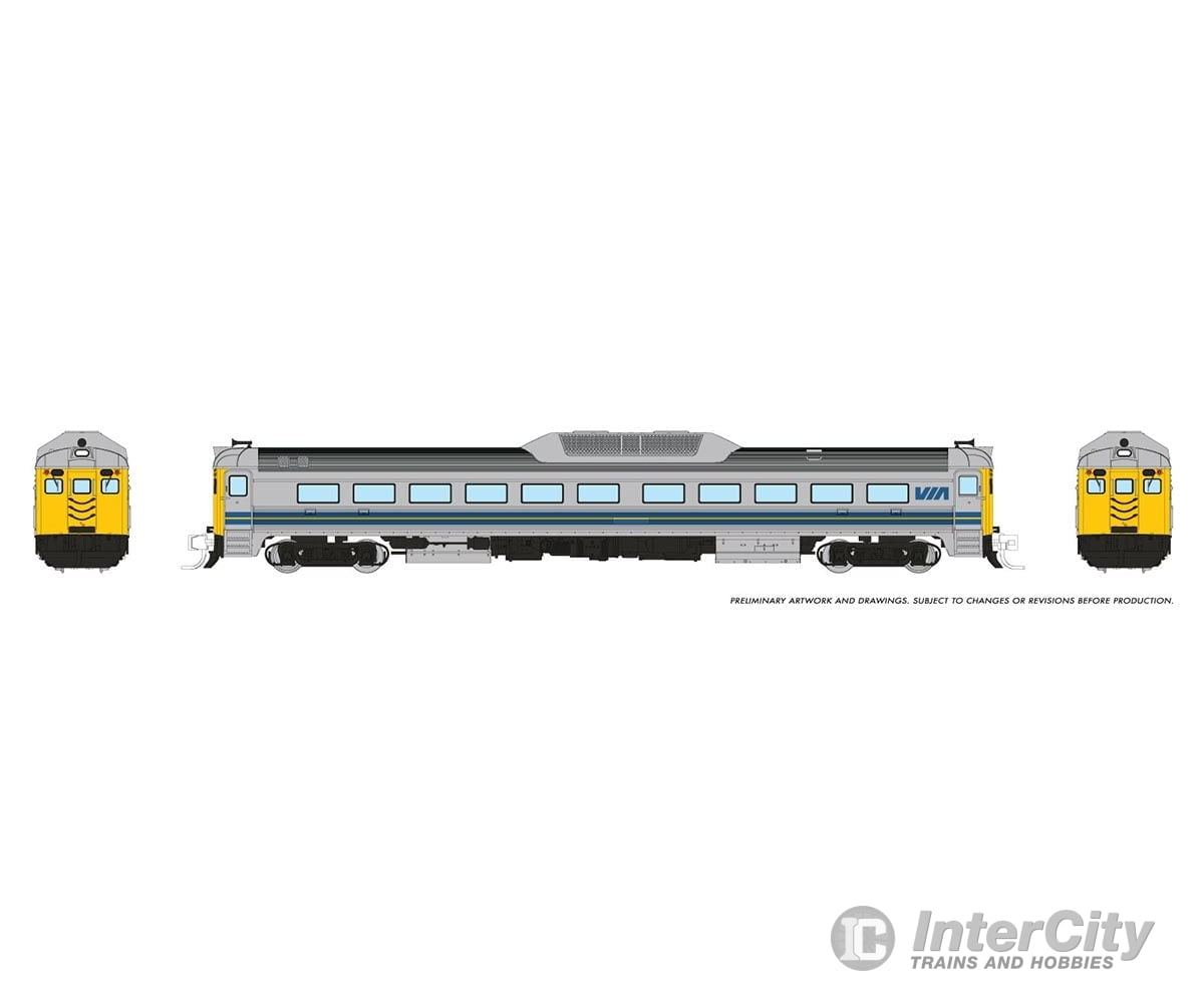 Rapido 516513 N Budd Rdc-1 (Phase 2) (Dc/Dcc/Sound): Via Rail - Early Locomotives