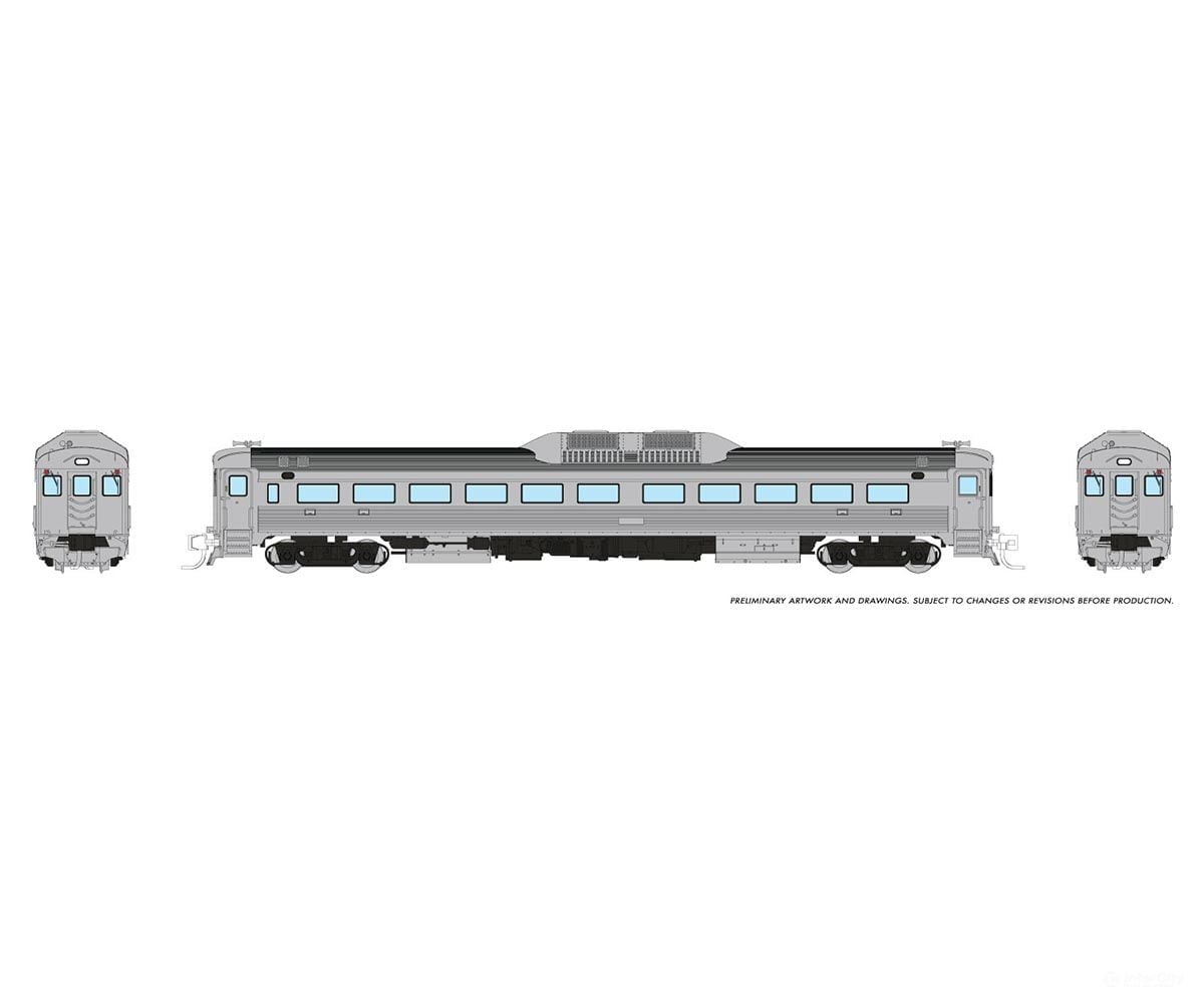 Rapido 516594 N Budd Rdc-1 (Phase 1) (Dc/Dcc/Sound): Painted Unlettered Locomotives