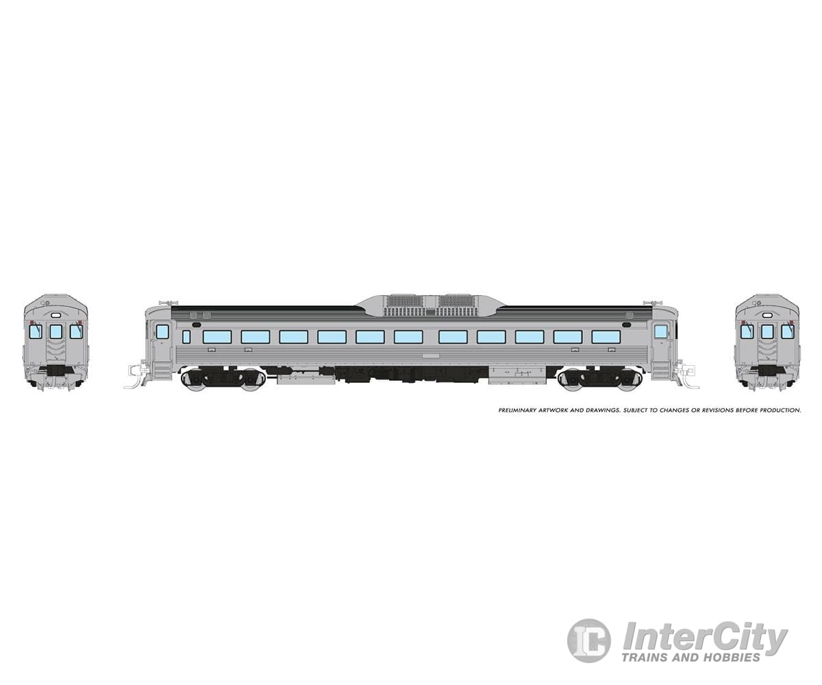 Rapido 516595 N Budd Rdc-1 (Phase 2) (Dc/Dcc/Sound): Painted Unlettered Locomotives