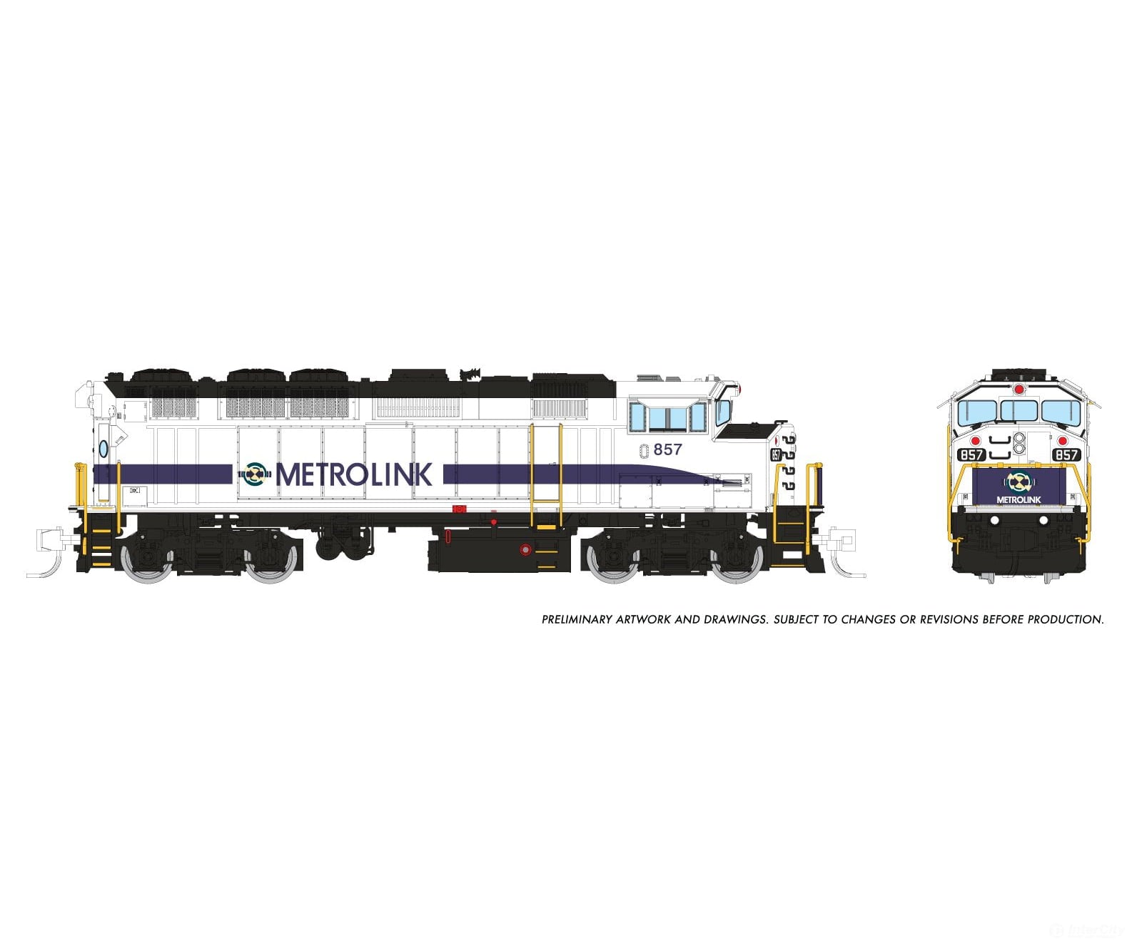 Rapido 519517 N Gmdd F59Ph (Dc/Dcc/Sound): Metrolink - Teal Stripe: #865 Locomotives