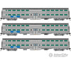 Rapido 545008 N Gallery Commuter Car: Metra - Bnsf: Set #3 (Coaches: 763 778 820) Passenger Cars